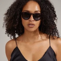 Pilgrim JANICA Recycled Acetate Sunglasses Dark Brown (DARK BROWN) -dress shop 752310923 m1