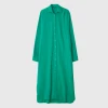 Aveny BERRY CRINKLE LONG SHIRTDRESS (SIMPLY GREEN) -dress shop BERRYCRINKLELONGSHIRTDRESS