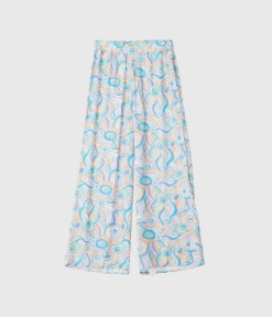 Aveny BROADWAY POLY/SILK PANT (AMALFI GREEN PRINT)