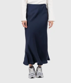 Neo Noir Bovary Skirt (141 Navy)