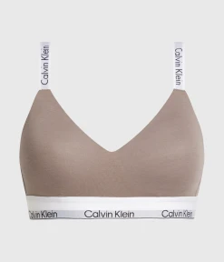 CALVIN KLEIN UNDERWEAR LGHT LINED BRALETTE (5R4 RICH TAUPE)