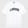 J.Lindeberg CAMILO LOGO TEE (A031 White 2) 2 J.Lindeberg CAMILO LOGO TEE (A031 White 2) -dress shop CAMILOLOGOTEE A031White2
