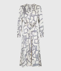 Neo Noir Cilian Line Shapes Dress (121 Off White)