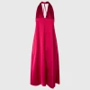 Samsoe Samsoe Cille Dress 12956 (191955TCX Cerise) 1 Samsoe Samsoe Cille Dress 12956 (191955TCX Cerise) -dress shop CilleDress12956 191955TCXCerise