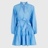 Neo Noir Debbie Poplin Dress (554 SKY Blue) -dress shop DebbiePoplinDress