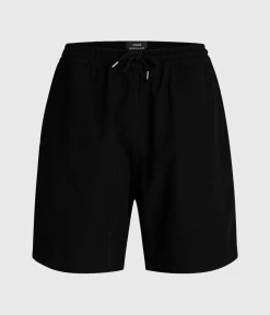 Mads Norgaard Dyed Canvas Beach Shorts (1Black)