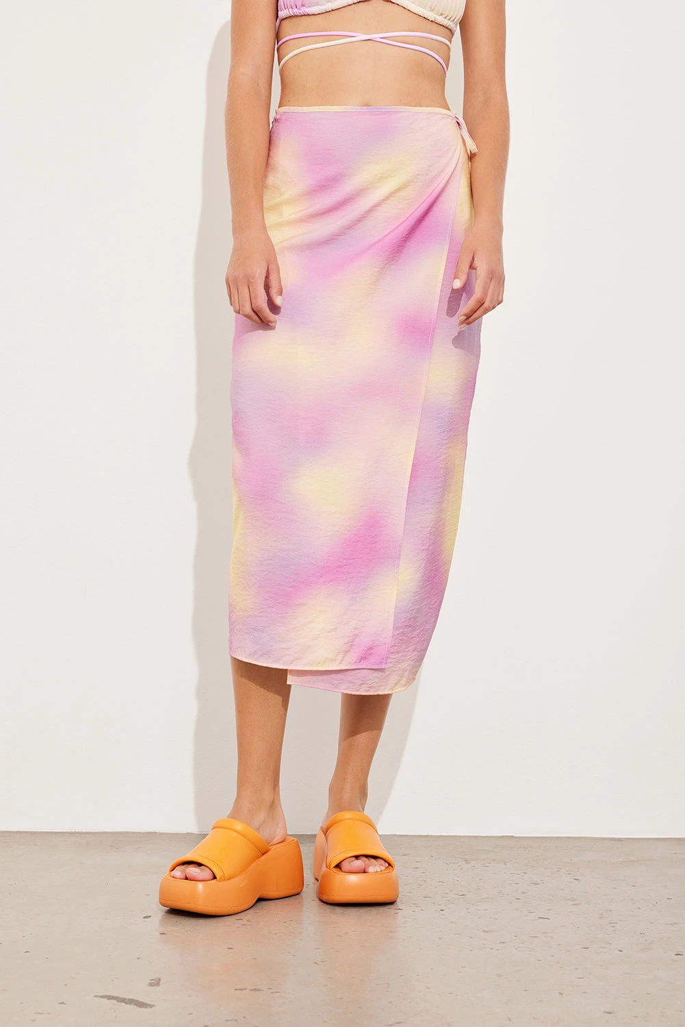 ENWATERMELON MIDI SKIRT AOP 6891 (CLR000802 SOLAR) Envii ENWATERMELON MIDI SKIRT AOP 6891 (CLR000802 SOLAR) -dress shop E23200026 CLR000802 3