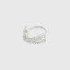 Pilgrim EDTLI Crystal Ring Silver-Plated (Silver Plated) -dress shop EDTLIcrystalringsilver plated