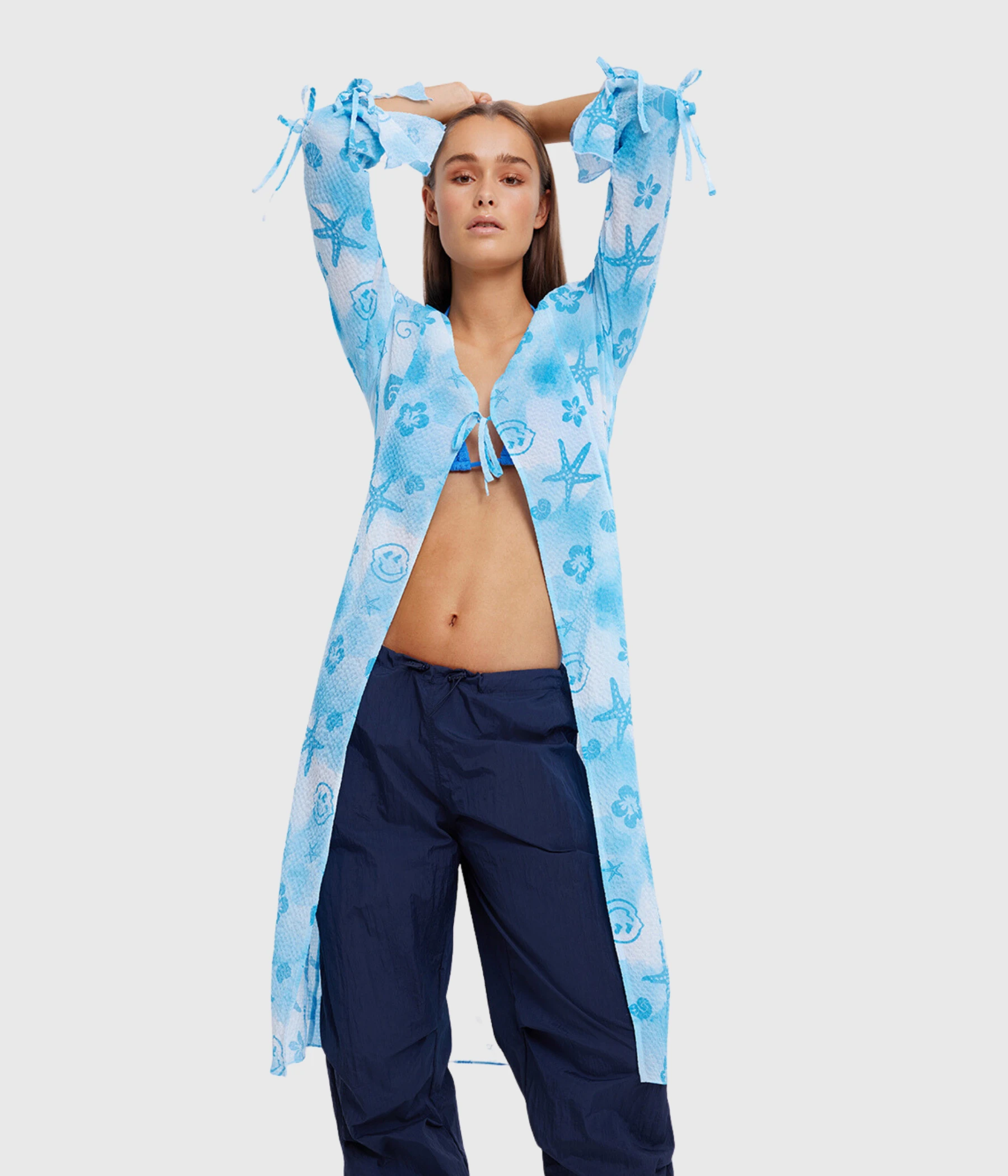 ENKORFU LS LON TOP AOP 7018 (E23300047 UNDER WATER) Envii ENKORFU LS LON TOP AOP 7018 (E23300047 UNDER WATER) -dress shop ENKORFULSLONTOPAOP7018