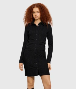 Envii ENLAURA LS DRESS 6960 (CLR000123 Black)