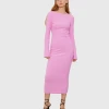 Envii ENSULPHUR LS DRESS 6987 (163118TCX Cyclamen) -dress shop ENSULPHURLSDRESS6987