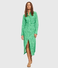 Envii ENVICTORIA LS LONG DRESS AOP 6891 (CLR000609 WATER LILY AOP)