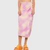 Envii ENWATERMELON MIDI SKIRT AOP 6891 (CLR000802 SOLAR) -dress shop ENWATERMELONMIDISKIRTAOP6891