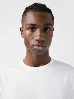 J.Lindeberg Sid Basic T-Shirt (0000 White) -dress shop FMJT05410 0000 f Web 150dpi