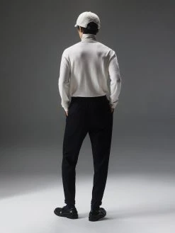 J.Lindeberg Sasha Jersey Structure Pants (9999 Black) -dress shop FMTA07316 9999 d Original