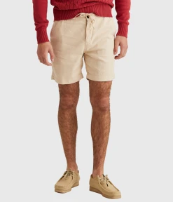 Morris Fenix Linen Shorts (03 Off White)
