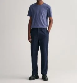 Gant REG SHIELD SS T-SHIRT (902DARK JEANSBLUE MELANGE) 8 Gant REG SHIELD SS T-SHIRT (902DARK JEANSBLUE MELANGE) -dress shop GANT PF23 902 2003184 902 5