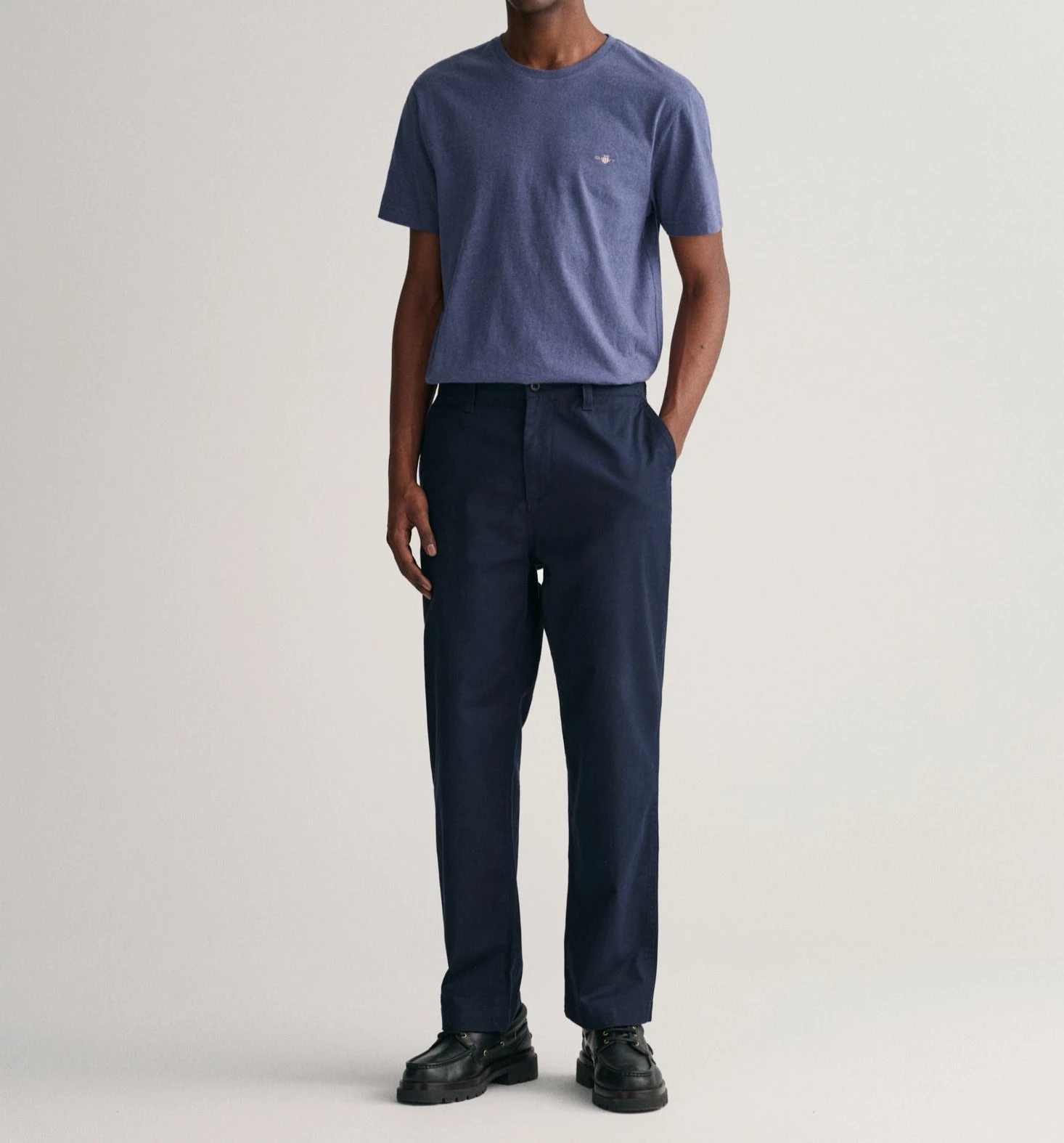 Gant REG SHIELD SS T-SHIRT (902DARK JEANSBLUE MELANGE) 5 Gant REG SHIELD SS T-SHIRT (902DARK JEANSBLUE MELANGE) - Bild 3