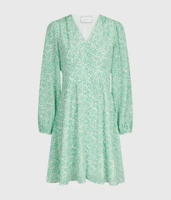 Neo Noir Gilda Flower Dream Dress (232 Soft Green)