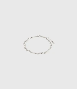 Pilgrim HALLIE Organic Shaped Crystal Bracelet Silver-Plated (Silver Plated)