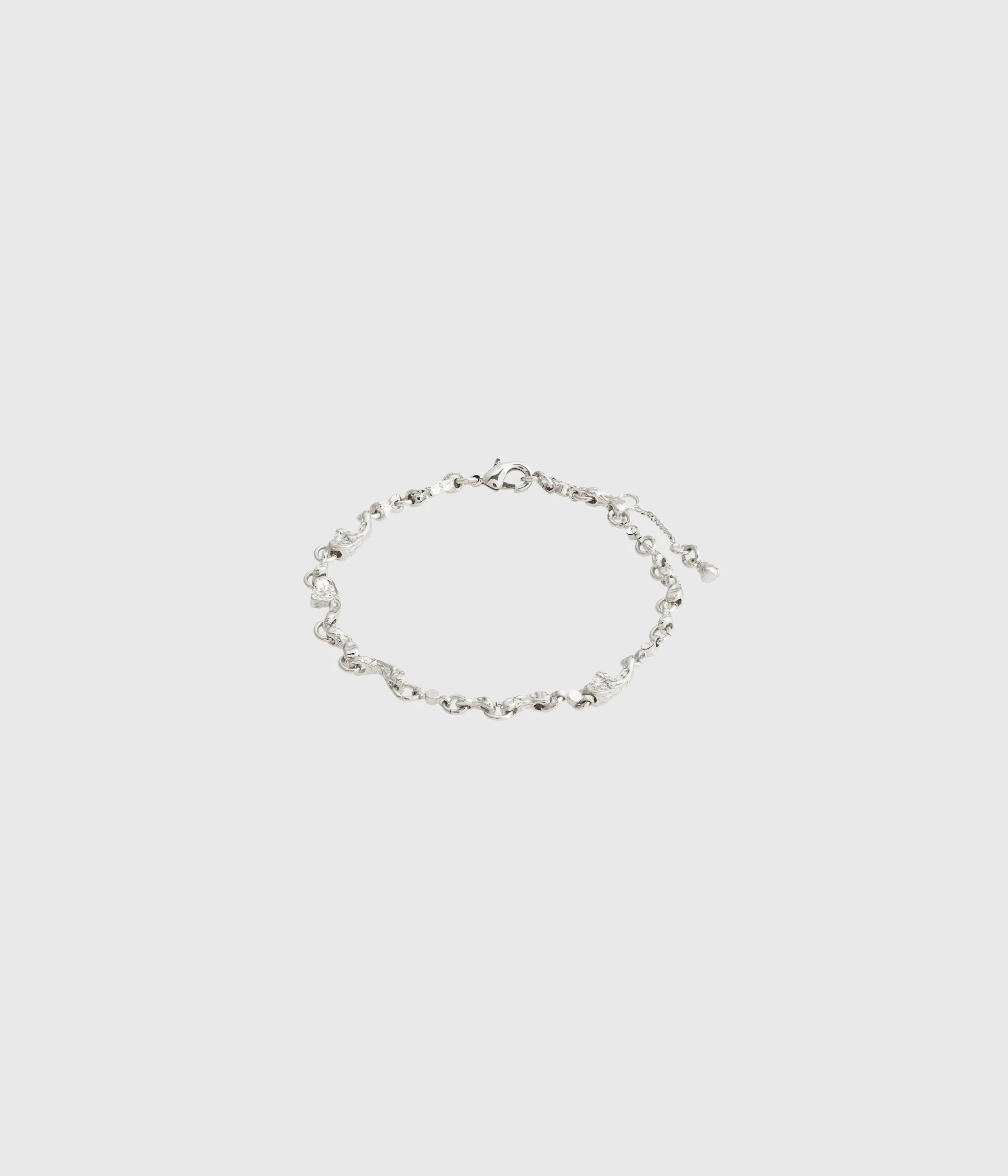Pilgrim HALLIE Organic Shaped Crystal Bracelet Silver-Plated (Silver Plated) 3 Pilgrim HALLIE Organic Shaped Crystal Bracelet Silver-Plated (Silver Plated)