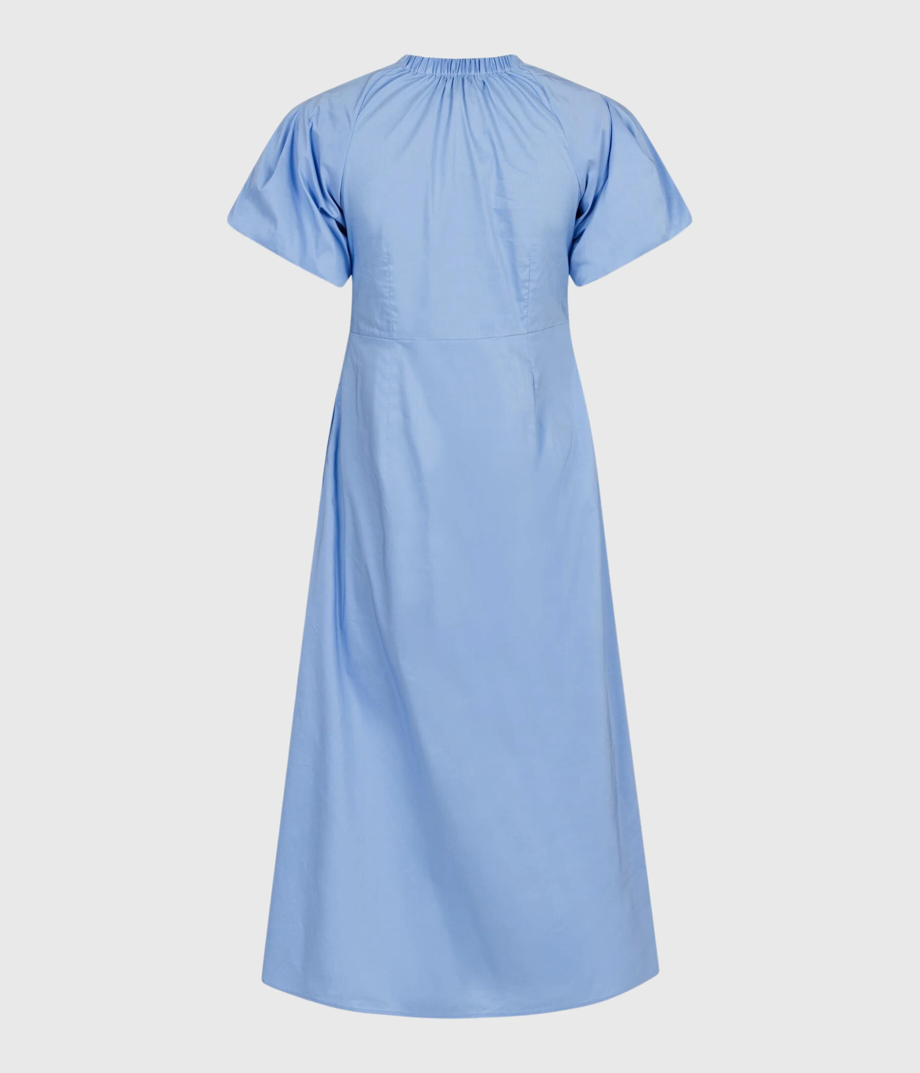 Illana Poplin Dress (554 SKY Blue) Neo Noir Illana Poplin Dress (554 SKY Blue) -dress shop IllanaPoplinDress 554SKYBlue 2