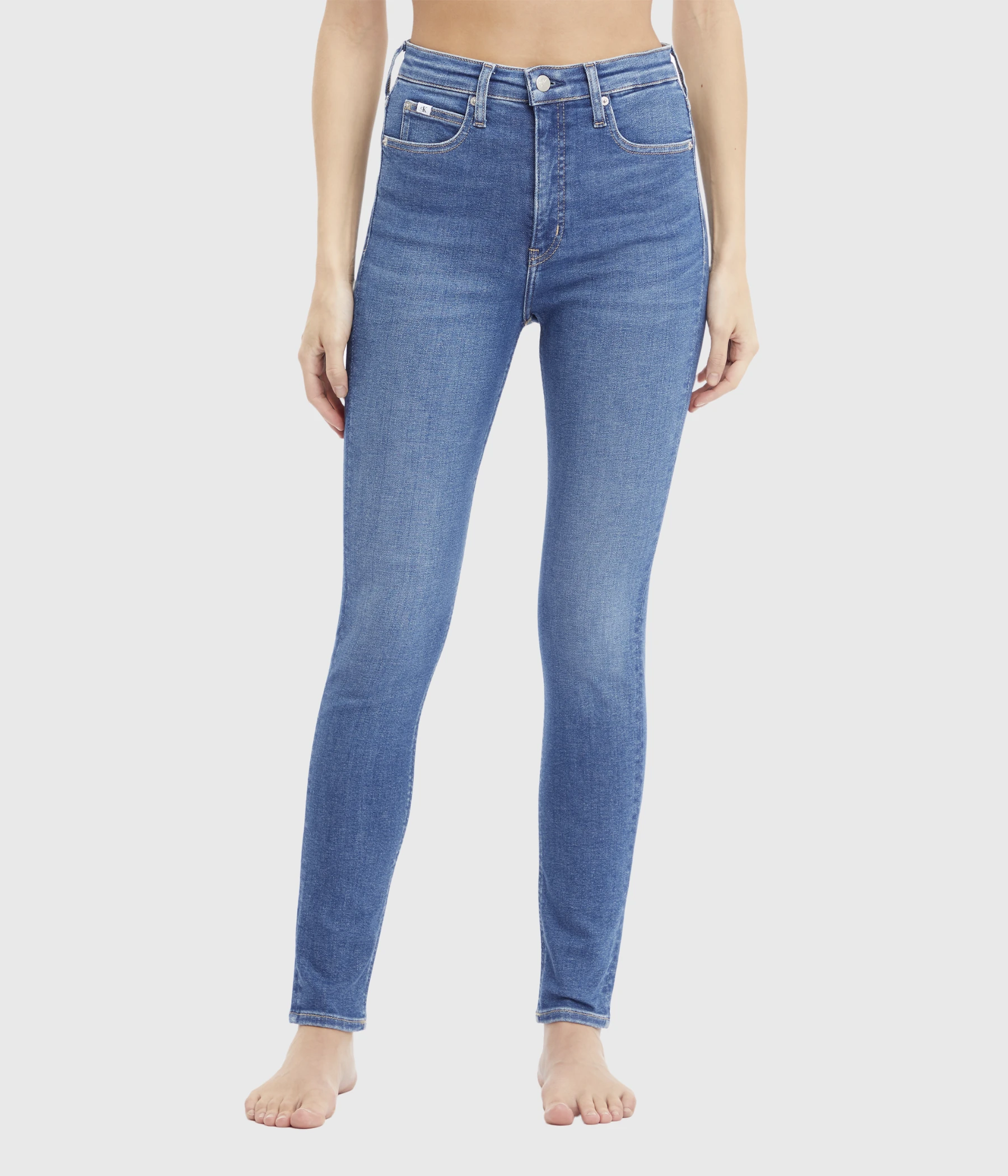 Calvin Klein Jeans HIGH RISE SKINNY, (1A4 Denim Medium) 3 Calvin Klein Jeans HIGH RISE SKINNY, (1A4 Denim Medium)