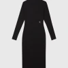 Calvin Klein Jeans SHINY RIB HIGH NECK, (BEH CK Black) -dress shop J20J220353