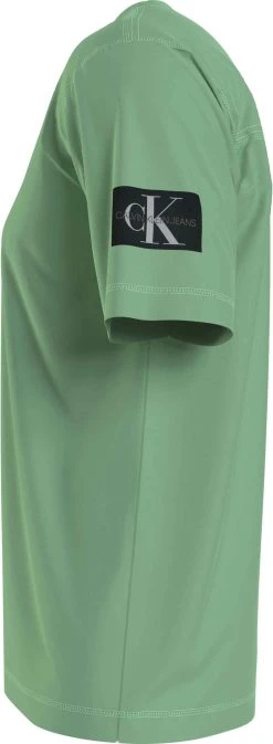 Calvin Klein Jeans MONOGRAM SLEEVE BADGE REG TEE (L1C Neptunes Wave) -dress shop J30J314051L1C D2 lowres