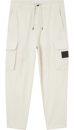 Calvin Klein Jeans SEASONAL CARGO WASHE, (ACF Eggshell) -dress shop J30J320056ACF F