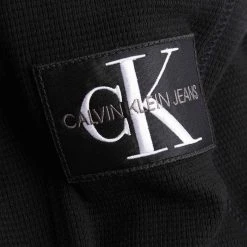 Calvin Klein Jeans MONOLOGO BADGE WAFFL, (BEH CK Black) -dress shop J30J322914BEH I lowres