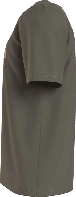 Calvin Klein Jeans SHRUNKEN BADGE TEE, (PE5 Shitake) -dress shop J30J323153PE5 D2 lowres