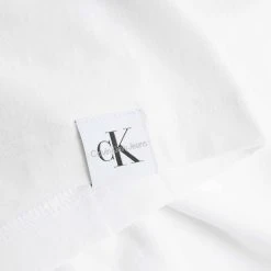 Calvin Klein Jeans LOGO TAB TEE, (YAF Bright White) -dress shop J30J323294YAF I lowres