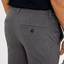 Plain Units Josh (02280 Grey Melange) -dress shop Josh 315 Grey Melange 30121 DETAIL 1