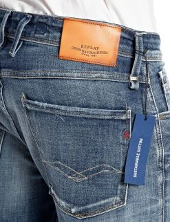 Replay Trousers ANBASS (009 MEDIUM BLUE Medium Wash Tone) 17 Replay Trousers ANBASS (009 MEDIUM BLUE Medium Wash Tone) -dress shop M914Q 000 141 334 009 5