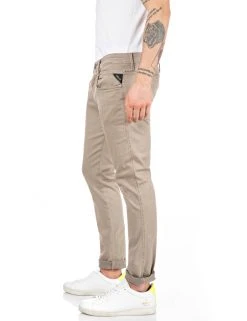 Replay ANBASS Hyperflex Colour Xlite (020 SAND Garment Dyed And Stonewashed) -dress shop M914Y 000 8366197 020 4