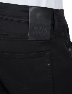 Replay Denim GROVER Hyperflex Colour Xlite (040 BLACK Old Colour Garment Dyed And Stonewashed) -dress shop MA972Z 000 8366197 040 5