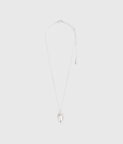 Pilgrim QUINN Recycled Organic Shaped Pendant Necklace Silver-Plated (Silver Plated)