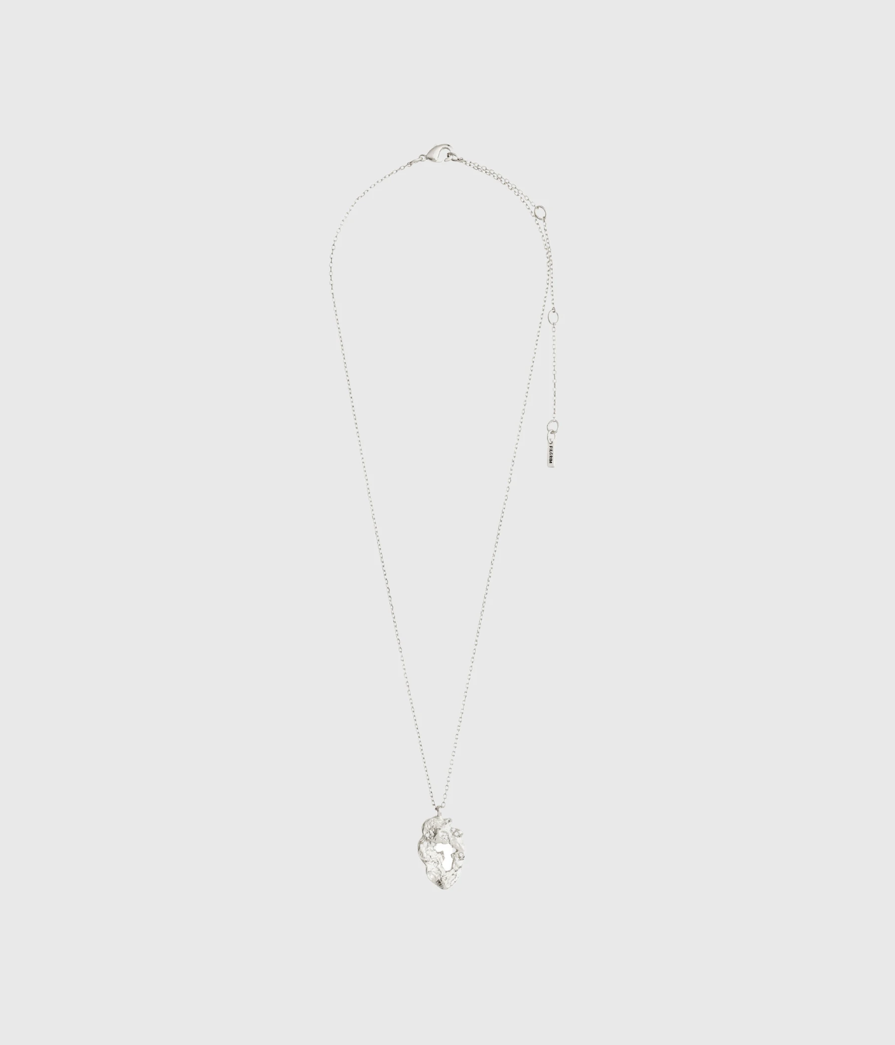 QUINN Recycled Organic Shaped Pendant Necklace Silver-Plated (Silver Plated) Pilgrim QUINN Recycled Organic Shaped Pendant Necklace Silver-Plated (Silver Plated) -dress shop MALLPRODUKTBILDONLINE 2023 01 26T095733.255