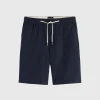 Scotch & Soda Fave - Cotton-Linen Jogger Shorts (1149 Marine)
