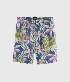 Scotch & Soda Twilt - Allover Printed Soft Pleated Shorts (0217 Combo A)