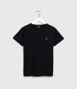 Gant THE ORIGINAL SS T-SHIRT (5 BLACK) 7 Gant THE ORIGINAL SS T-SHIRT (5 BLACK) -dress shop MALLPRODUKTBILDONLINE 2023 03 07T121812.821
