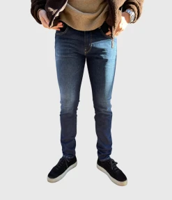 Replay Trousers ANBASS Hyperflex RECYCLED 360 (007 DARK BLUE Dark Wash Tone)