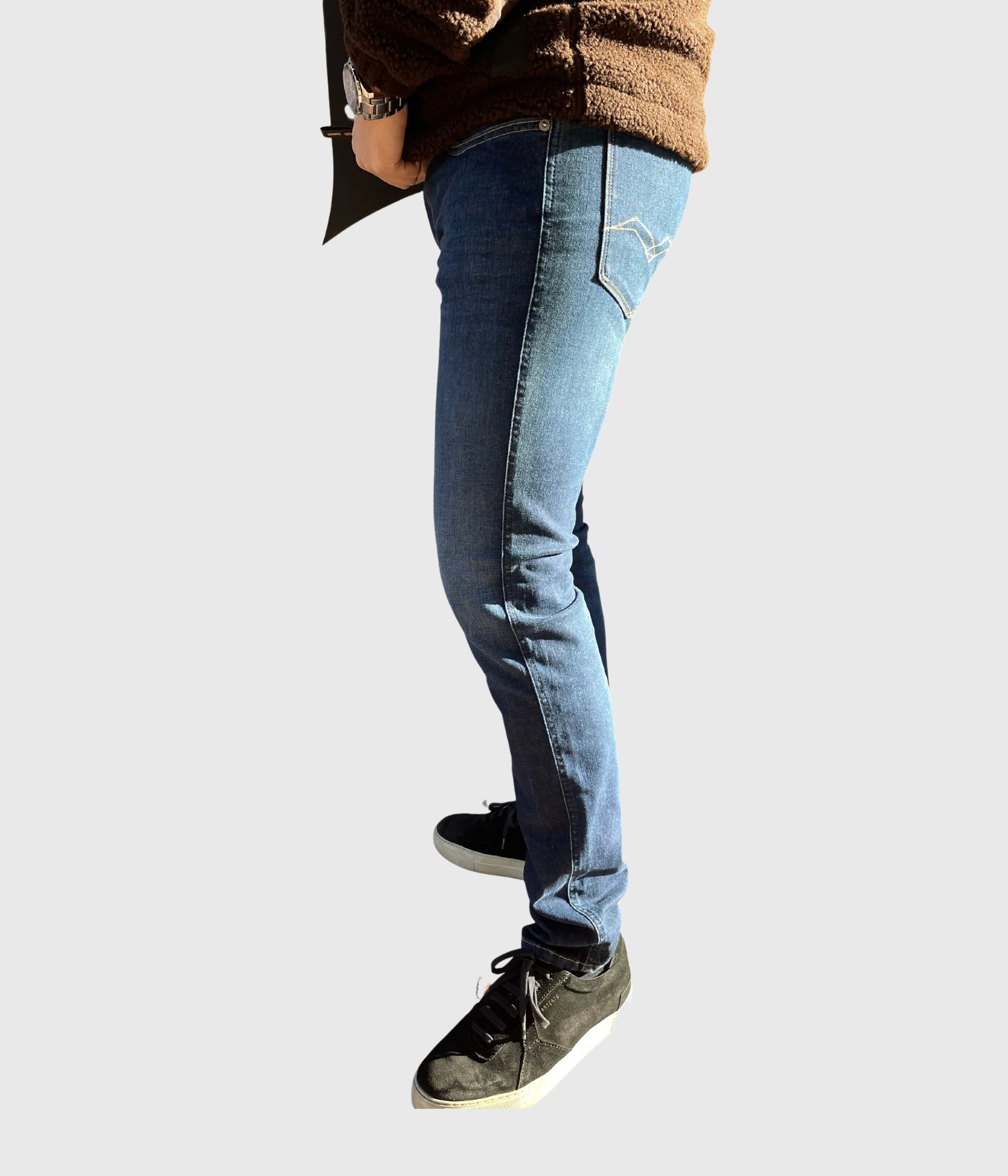 Replay Trousers ANBASS Hyperflex RECYCLED 360 (007 DARK BLUE Dark Wash Tone) 4 Replay Trousers ANBASS Hyperflex RECYCLED 360 (007 DARK BLUE Dark Wash Tone) - Bild 2