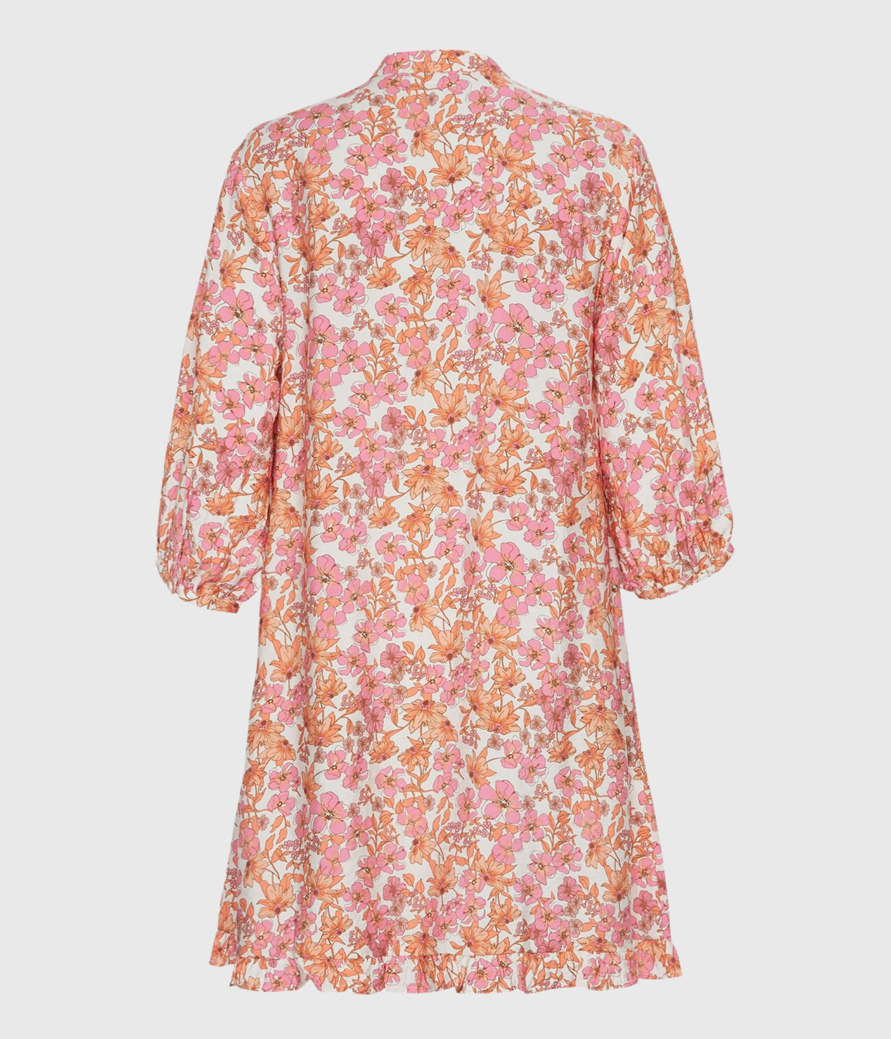 Mschadanaya Ladonna 3/4 Shirt Dress AOP (A PINK FLOWER) MOSS COPENHAGEN Mschadanaya Ladonna 3/4 Shirt Dress AOP (A PINK FLOWER) -dress shop MSCHAdanayaLadonna34ShirtDressAOP
