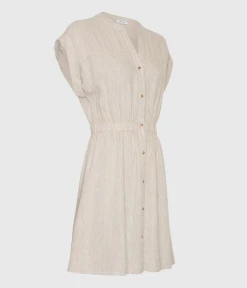 MOSS COPENHAGEN Mschkarima Ginia SS Shirt Dress (sand) 7 MOSS COPENHAGEN Mschkarima Ginia SS Shirt Dress (sand) -dress shop MSCHKarimaGiniaSSShirtDress 2