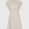 MOSS COPENHAGEN Mschkarima Ginia SS Shirt Dress (sand) 1 MOSS COPENHAGEN Mschkarima Ginia SS Shirt Dress (sand) -dress shop MSCHKarimaGiniaSSShirtDress 3