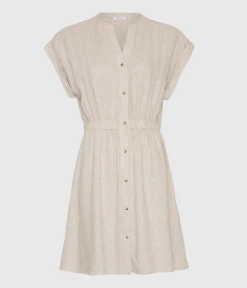 MOSS COPENHAGEN Mschkarima Ginia SS Shirt Dress (sand)