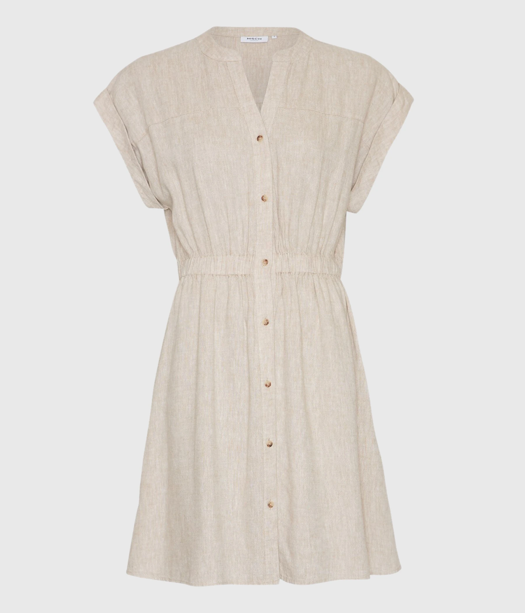 MOSS COPENHAGEN Mschkarima Ginia SS Shirt Dress (sand) 3 MOSS COPENHAGEN Mschkarima Ginia SS Shirt Dress (sand)