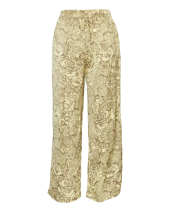 MOSS COPENHAGEN Mschmaricel Myrina Pants AOP (ENDIVE FLOWER) -dress shop MSCHMaricelMyrinaPantsAOP 17364 2 EndiveFlower